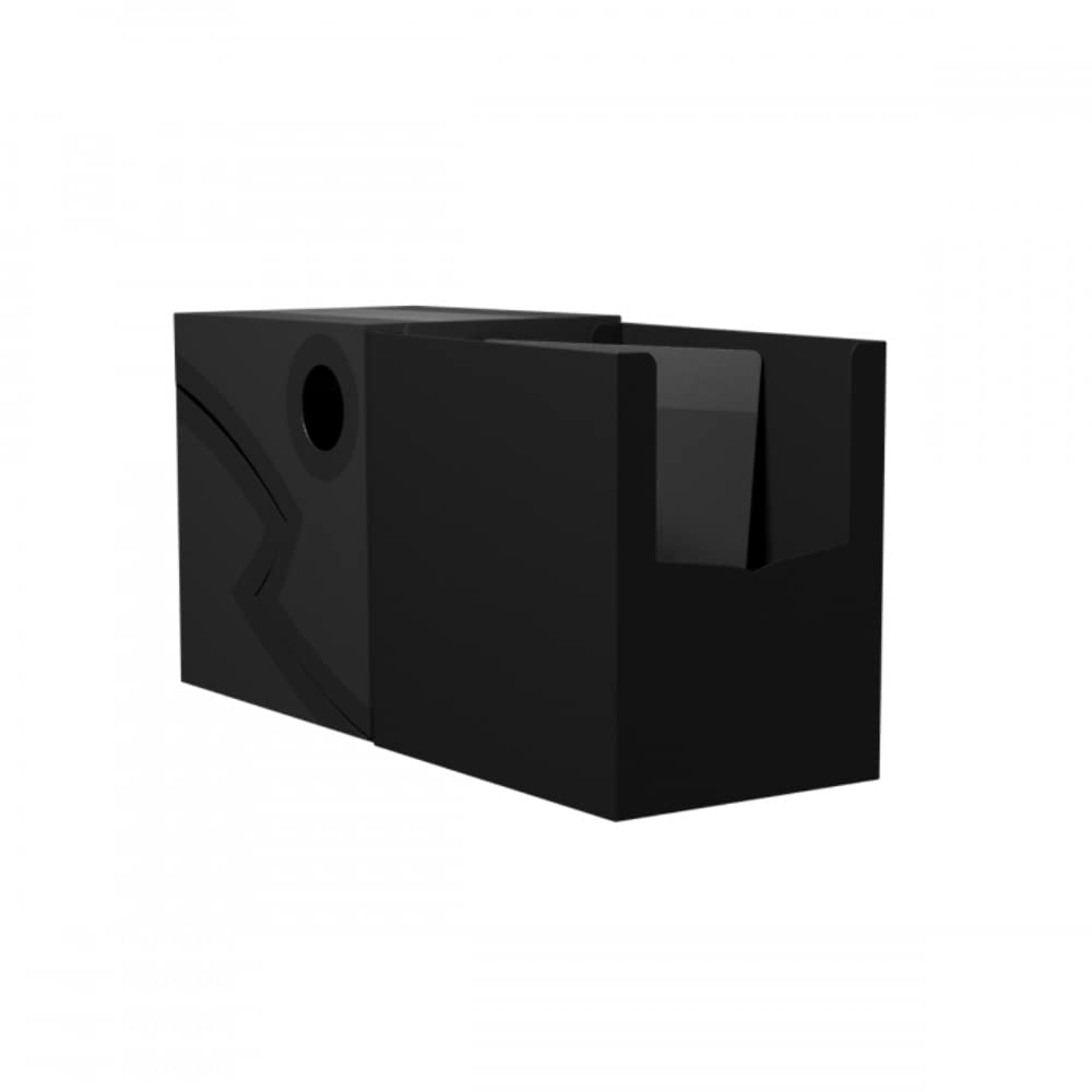 Arcane Tinmen Dragon Shield Double Shell - Shadow Black/Black Deck Box