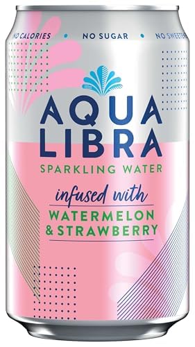 AQUA Libra - Strawberry & Watermelon Sparkling Water (330ml)