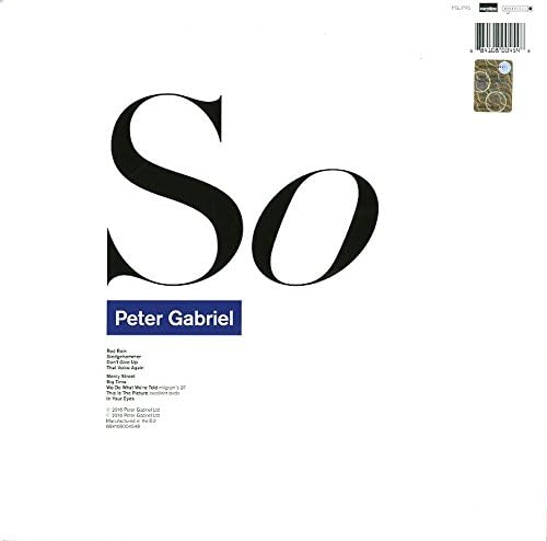 Peter Gabriel - So Audio CD