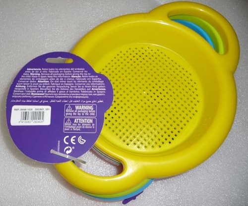 Miniland 4-Piece Special Sieve Set - Flexible Sand & Snow Playset for Toddlers