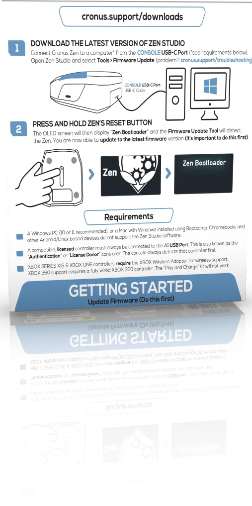 Collective Minds Cronus Zen - Multi-Platform Controller Adapter for PS5, PS4, Xbox, Switch & PC