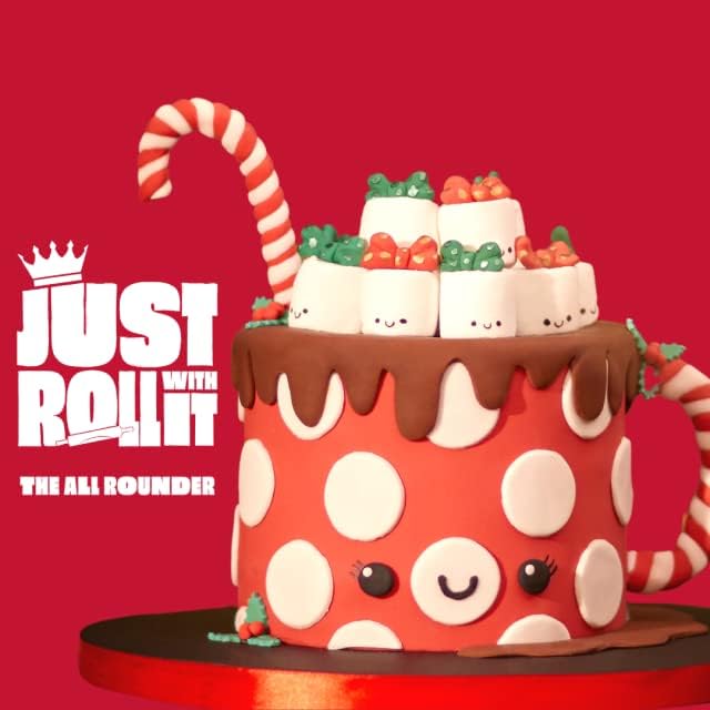 Renshaw Navy Just Roll With It Ready to Roll Fondant Icing, 250g