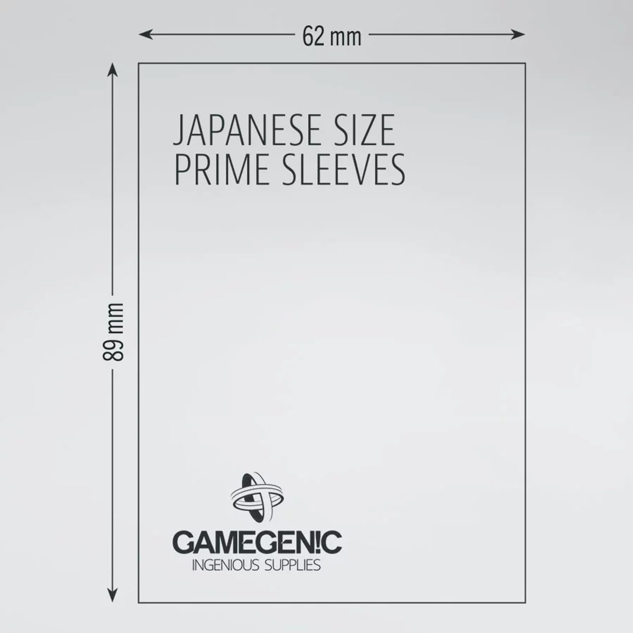 Gamegenic Prime Japanese Sized Sleeves Purple - Multi-Language Compatible (Includes Spanish)
