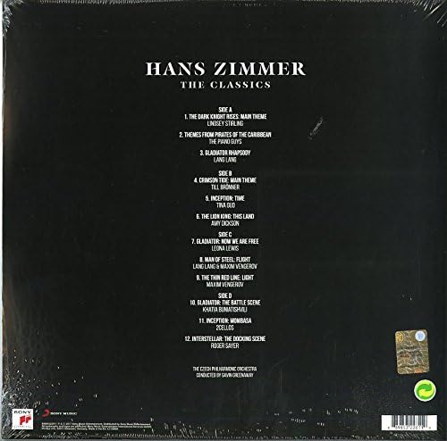 Hans Zimmer - The Classics - 2LP Vinyl Limited Edition
