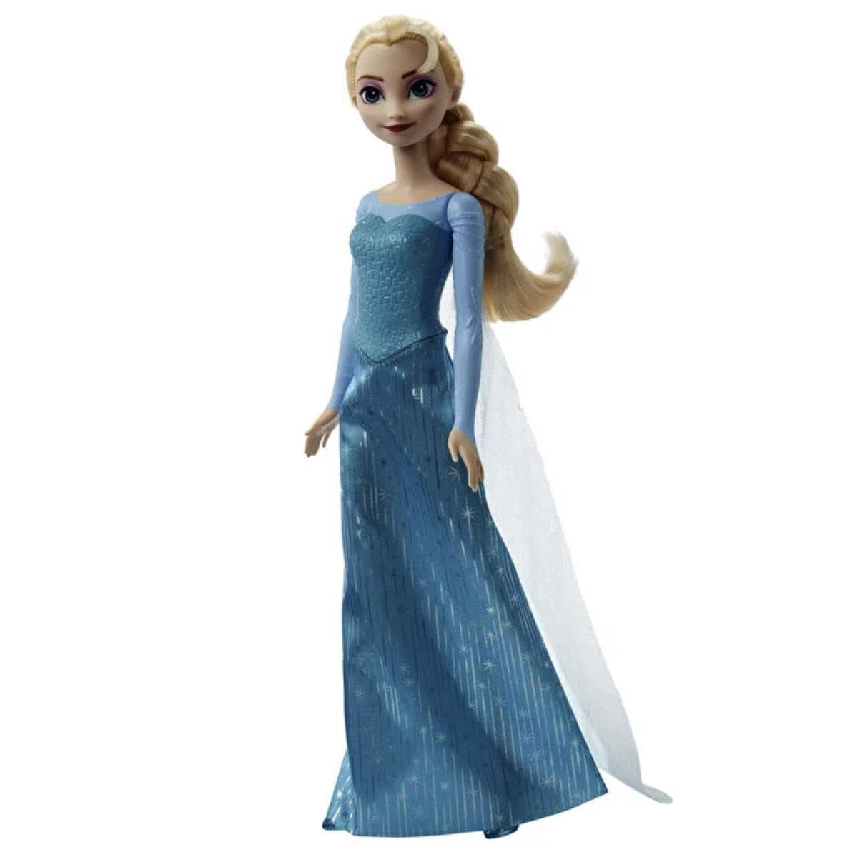Mattel Disney Princess Elsa Posable Fashion Doll with Signature Outfit & Accessories - Inspired by Frozen Movie