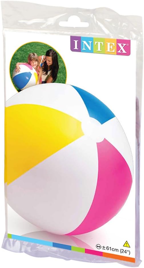 Intex 59030EP 24-Inch Glossy Beach Ball - Outdoor Play for Kids 3+
