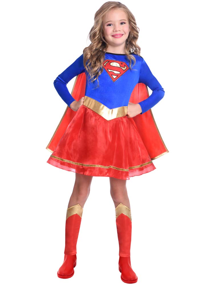 amscan Warner Bros. DC Comics Supergirl Classic Fancy Dress Costume - Kids