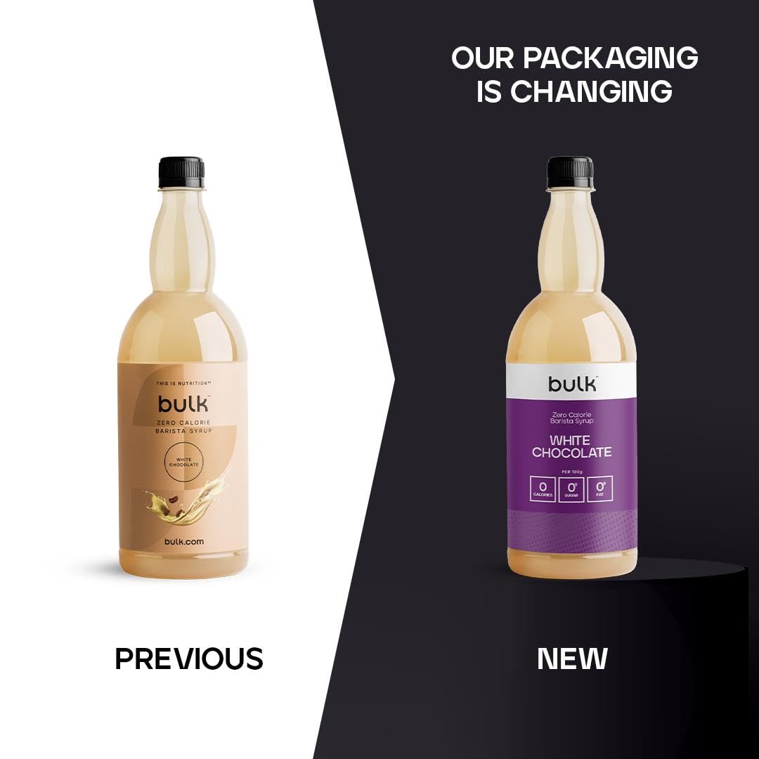 Bulk Zero Calorie Barista Syrup, White Chocolate, 1 Litre