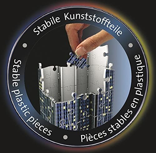 Ravensburger Empire State Building 3D Puzzle - Night Edition with LED Lighting, 216 Pieces