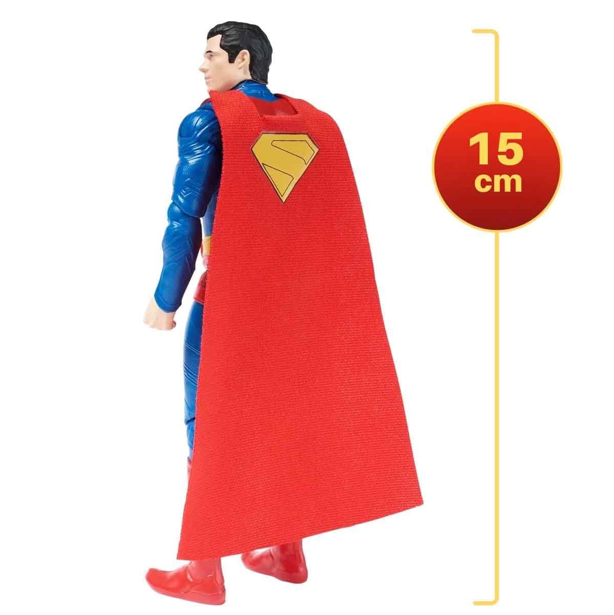 DC Comics Superman 15-cm Action Figure - Authentic Movie Styling, 9-Point Articulation