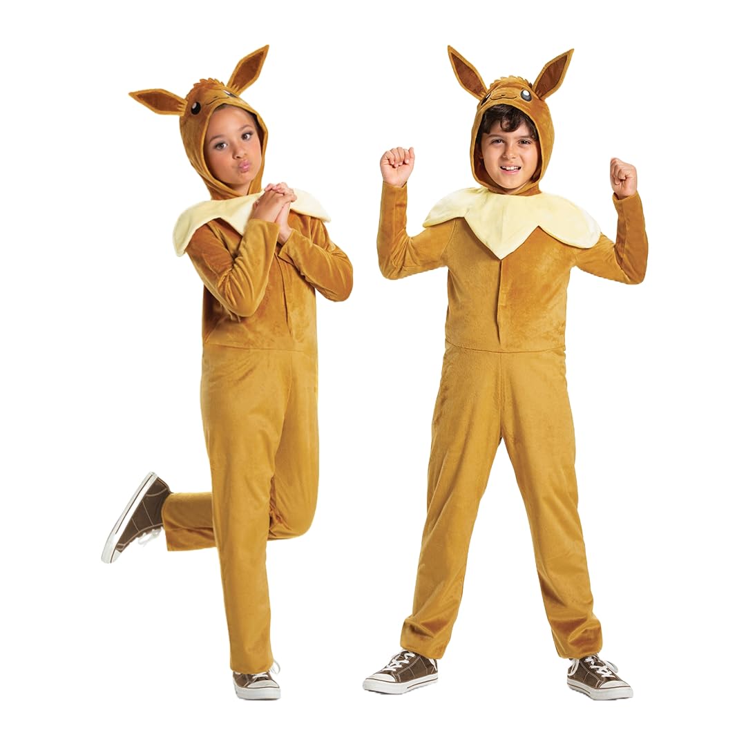 Disguise Eevee Costume - Kids Jumpsuit with Headpiece