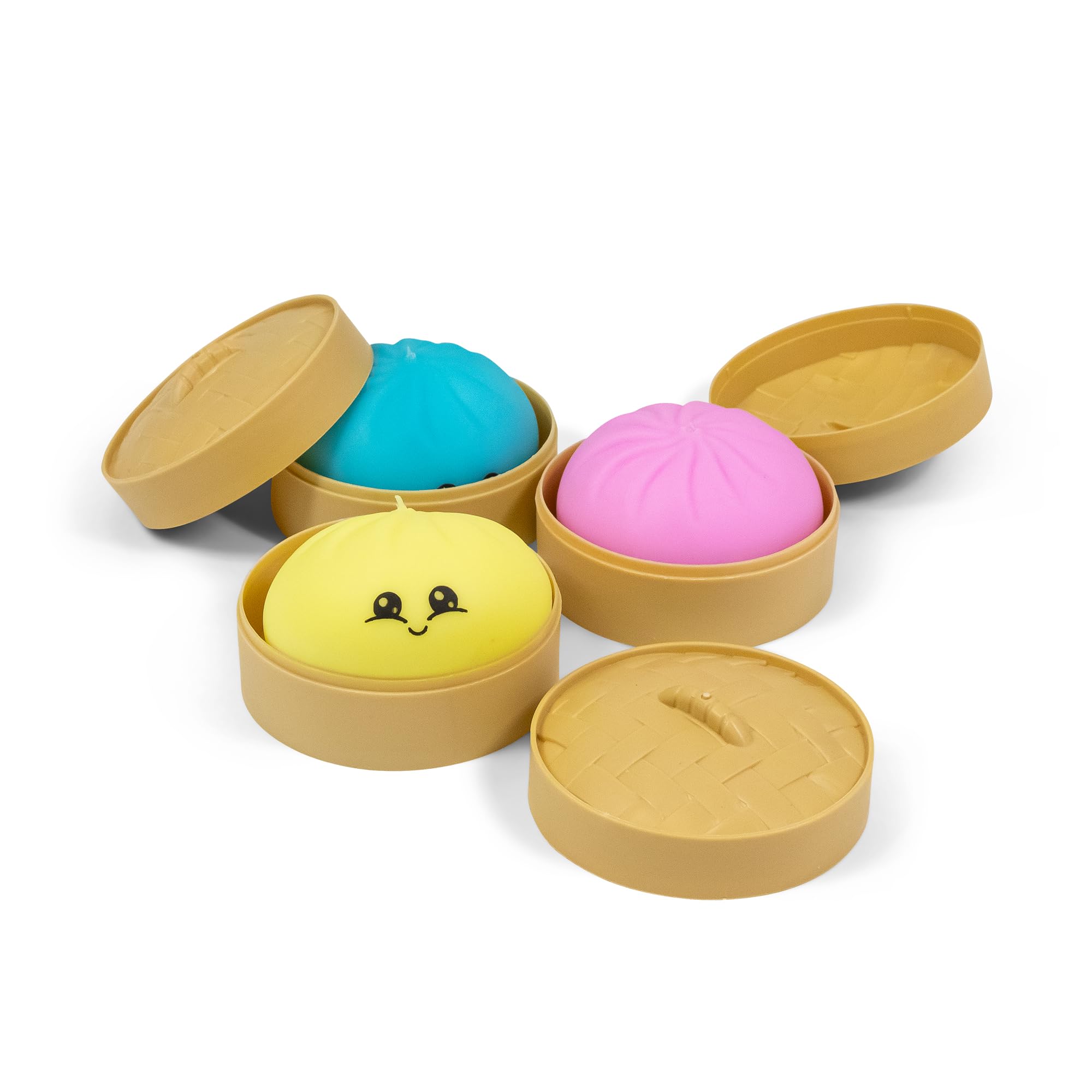 Tobar Scrunchems Dumpling Squish Toy - Stress Relief Fidget for Kids 3+
