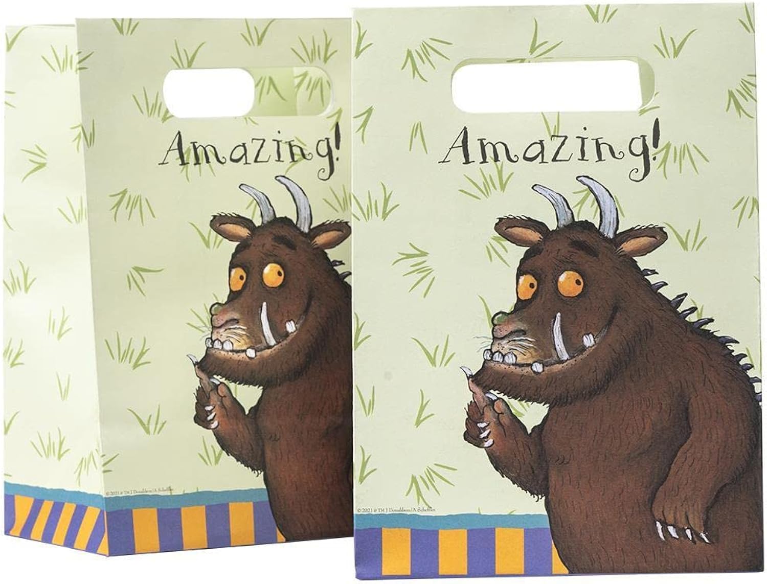 Smiffys The Gruffalo Tableware Party Platters x4 - 30.5 cm, Officially Licensed