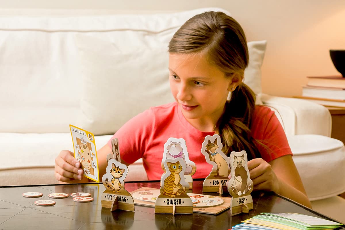 ThinkFun Cat Crimes Who's to Blame Brain Teaser Logic Challenge Game