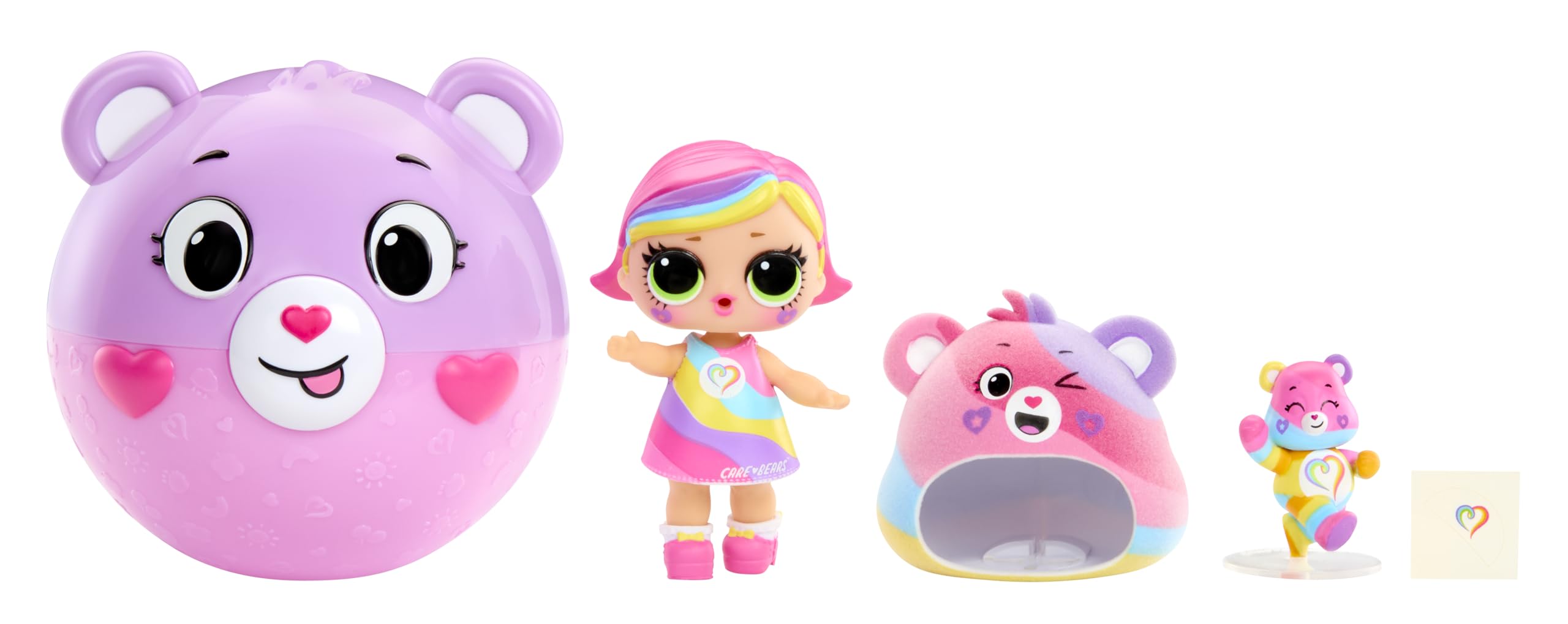L.O.L. Surprise! Loves Care Bears Tots - 6 Surprise Dolls with Fashions & Collectible Bears