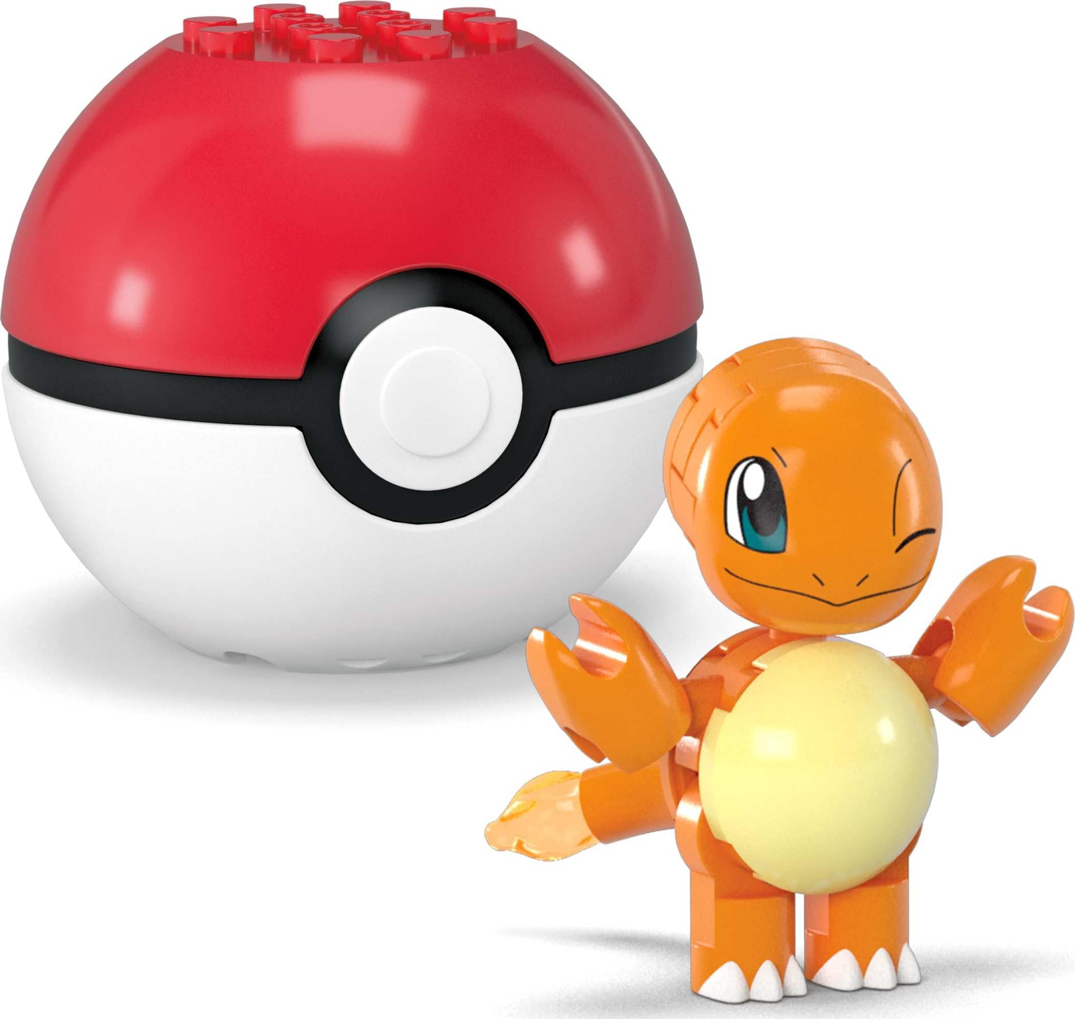 MEGA Pokémon Action Figure Building Set - Charmander & Eevee Poké Ball 2-Pack