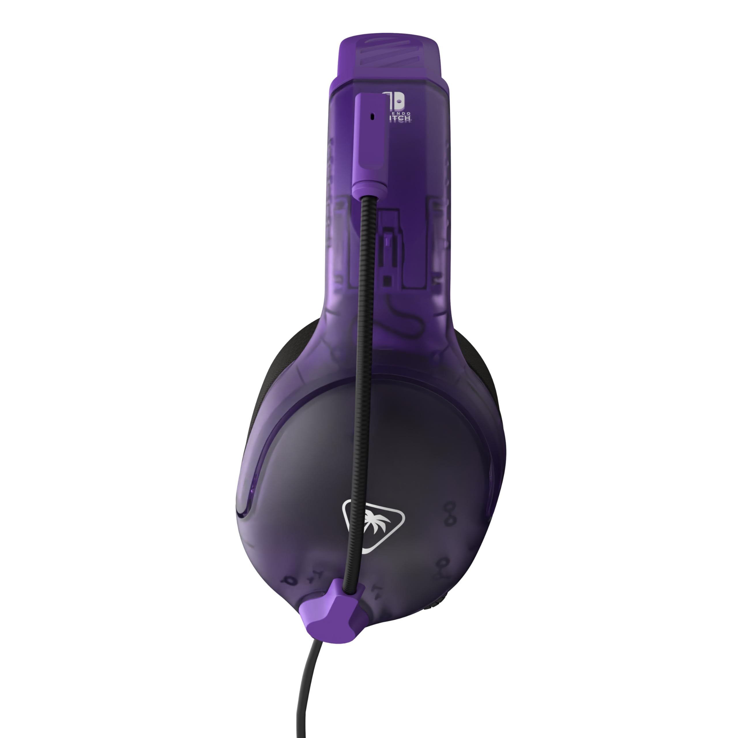 Turtle Beach Airlite Fit Ghost Purple Wired Gaming Headset for Nintendo Switch, 40mm Speakers, Flip-to-Mute Mic