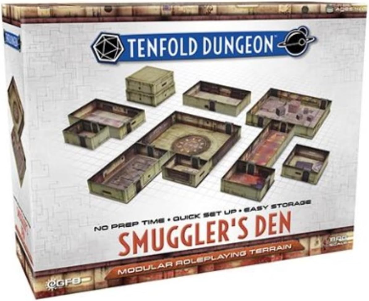 Gale Force Nine Tenfold Dungeon Smuggler's Den Modular 3D Terrain