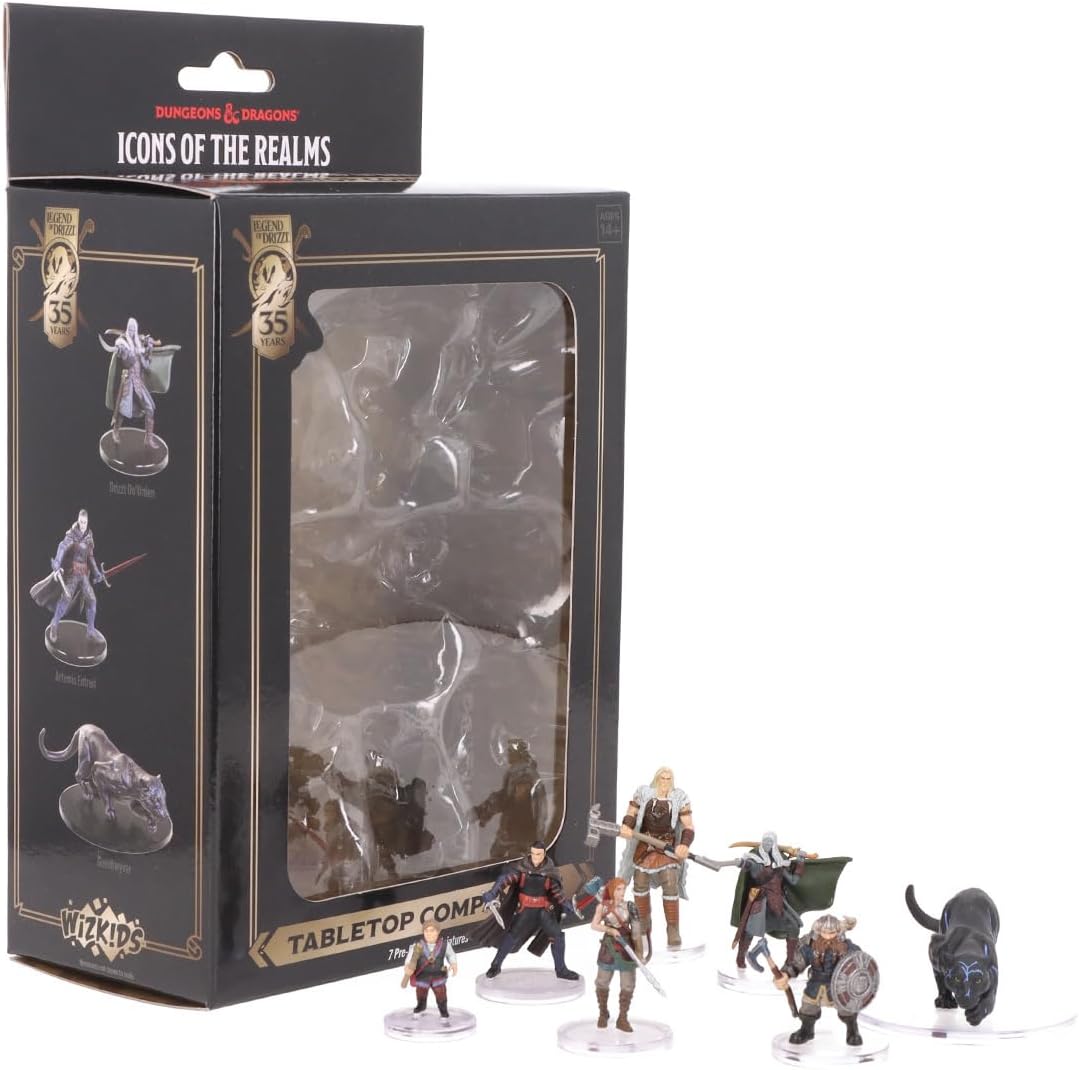 Wizkids D&D The Legend of Drizzt 35th Anniversary Pre-Painted Miniatures Boxed Set