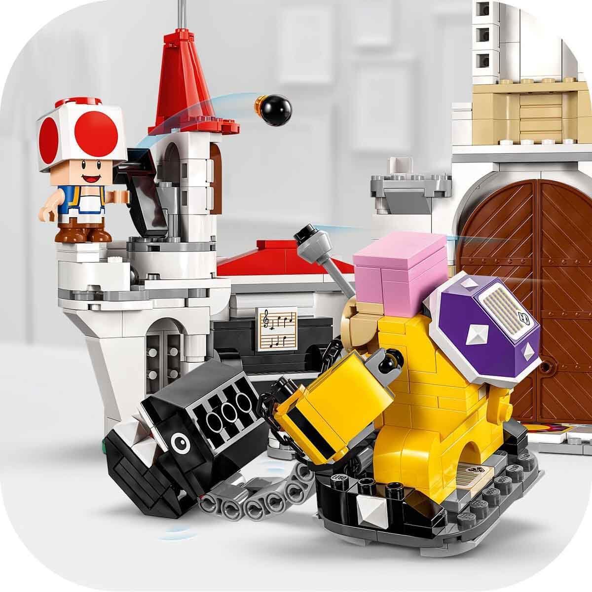 LEGO Super Mario Battle with Roy at Peach’s Castle Playset - 738-Piece Building Set for Kids 7+