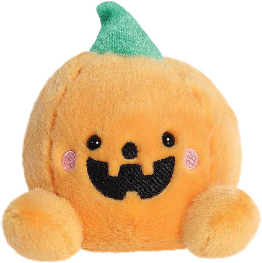 Palm Pals Carver Jack O'Lantern - Soft Plush Toy for Babies & Kids