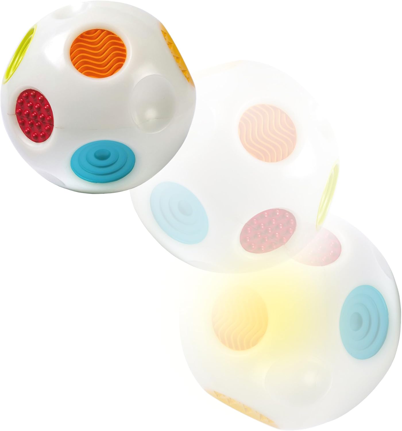 Infantino Sensory Sound and Light Activity Ball - Educational Toy for Babies 9-36 Months