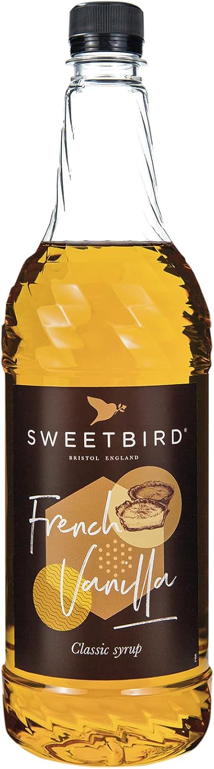 Sweetbird French Vanilla Syrup (1 Litre) - Vegan Friendly Beverage Syrup