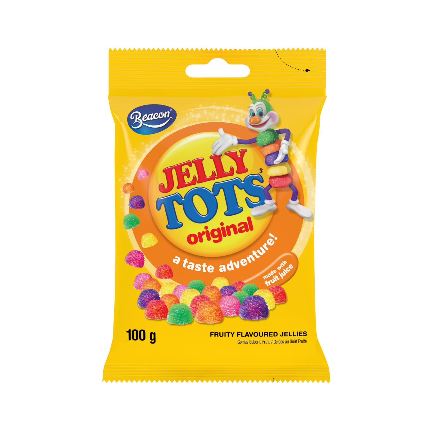 Wilsons Jelly Tots 100 g - Fruit Flavoured Chewy Sweets