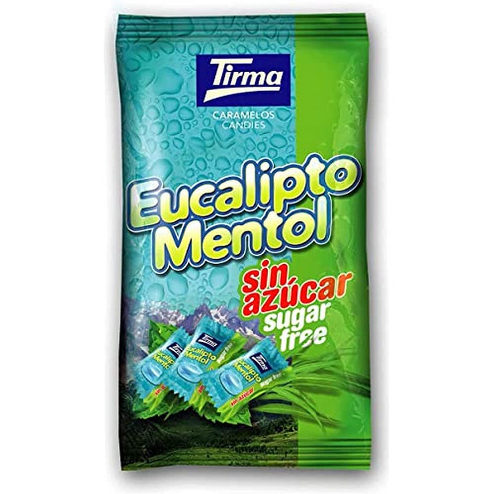 Tirma Sugar Free Eucalyptus and Menthol Candy 150g - Hard Boiled Sweets