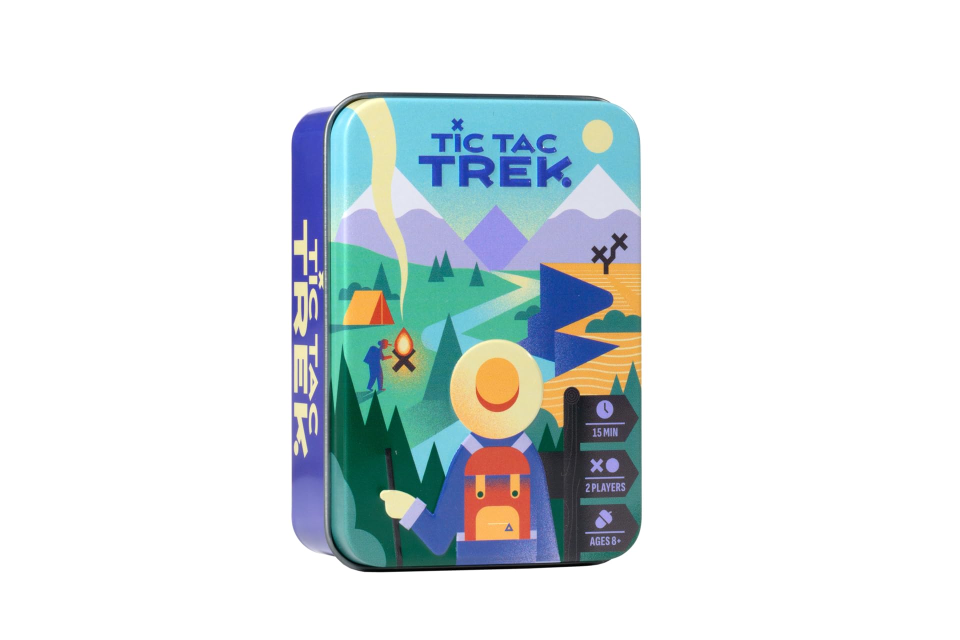 Alley Cat Games Tic Tac Trek - Tic Tac Toe Exploration Tin Game