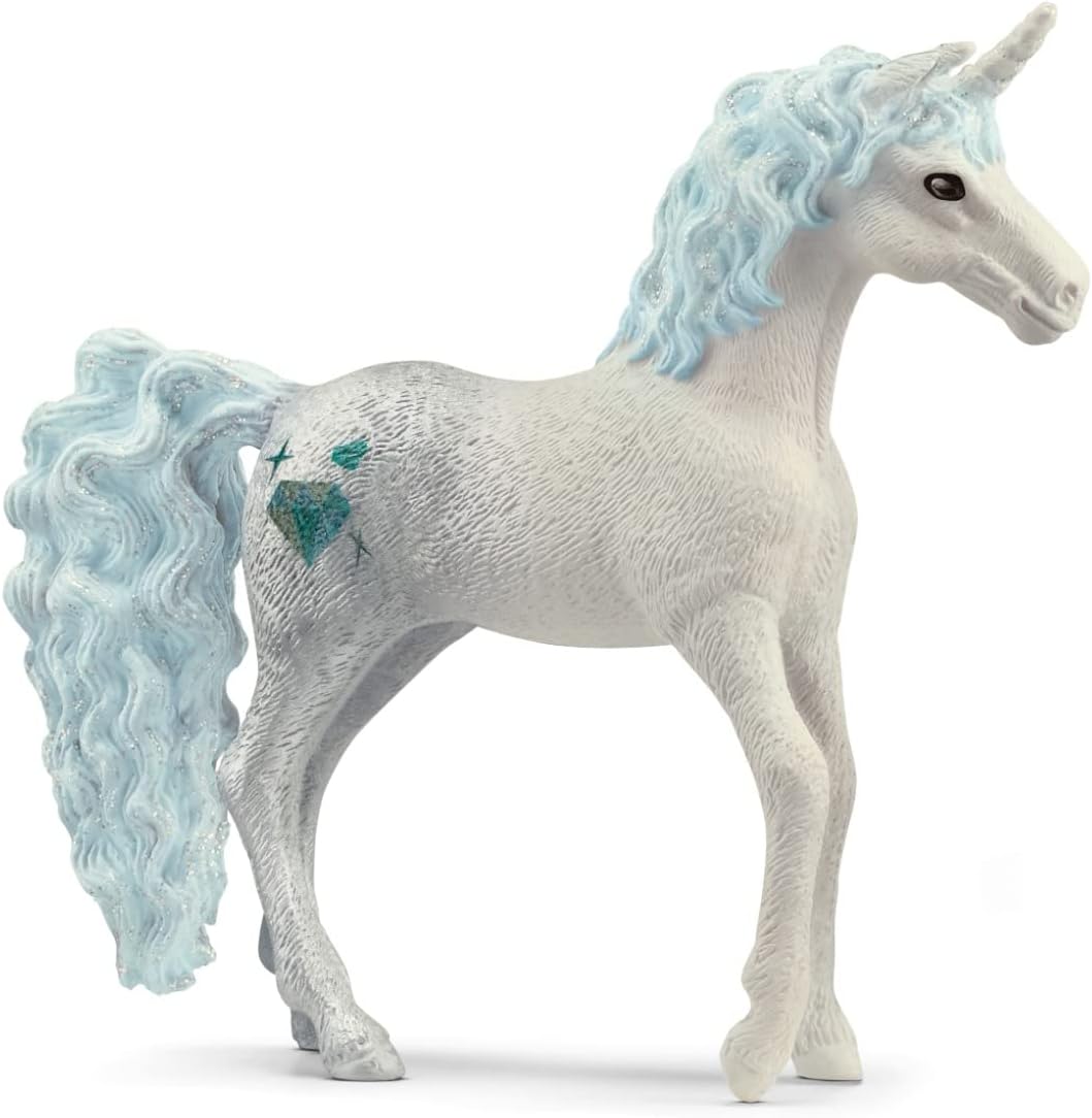 SCHLEICH 70768 Collectible Unicorn Diamond Bayala Figure - White, 5-12 Years
