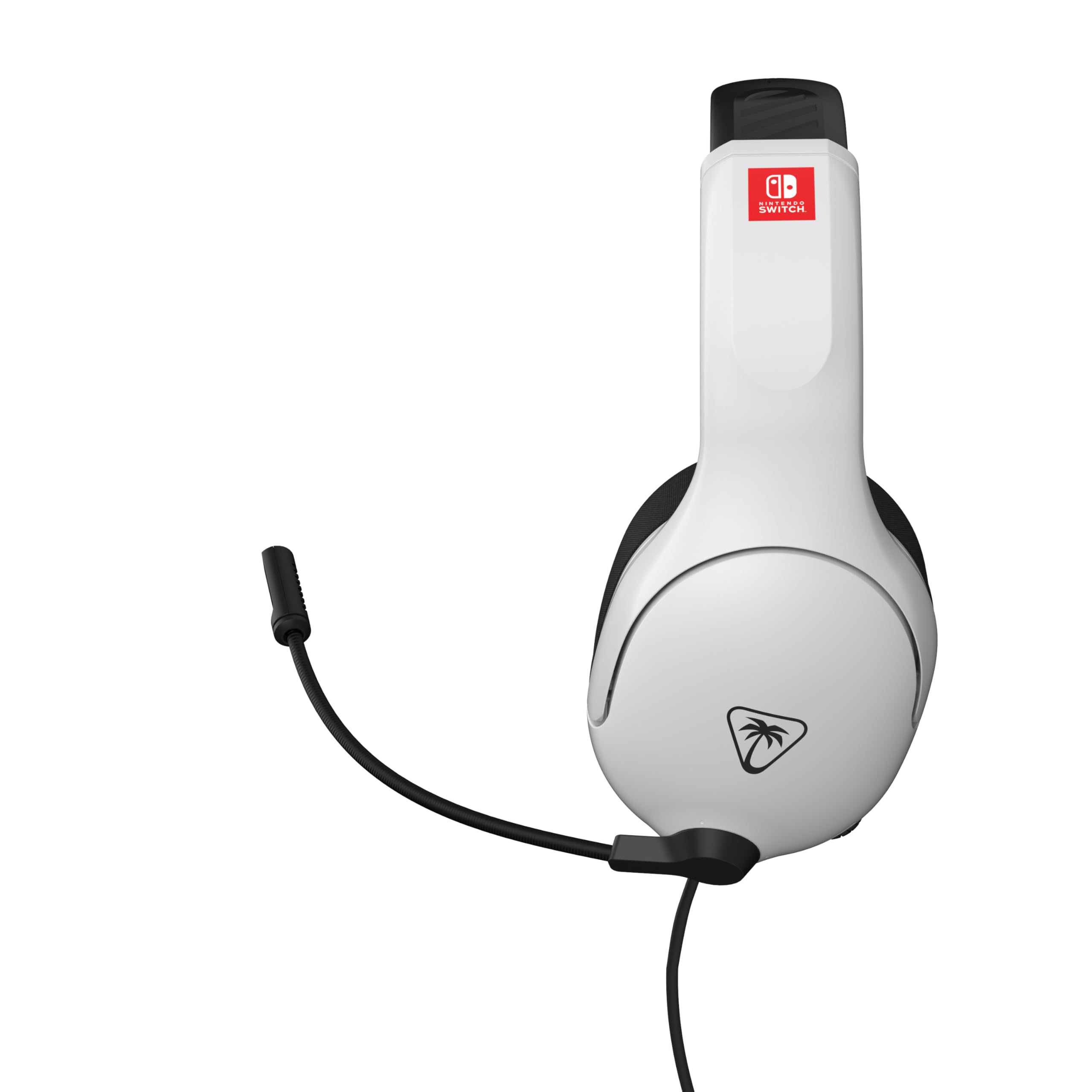 Turtle Beach Airlite Fit Black and White Wired Gaming Headset for Nintendo Switch, 40mm Speakers, Flip-to-Mute Mic
