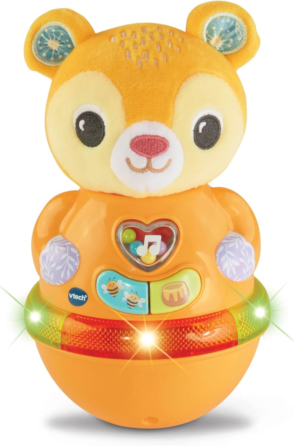 VTech Rock and Roll Bear - Interactive Wobble Toy with Motion Sensor for 6 Months+
