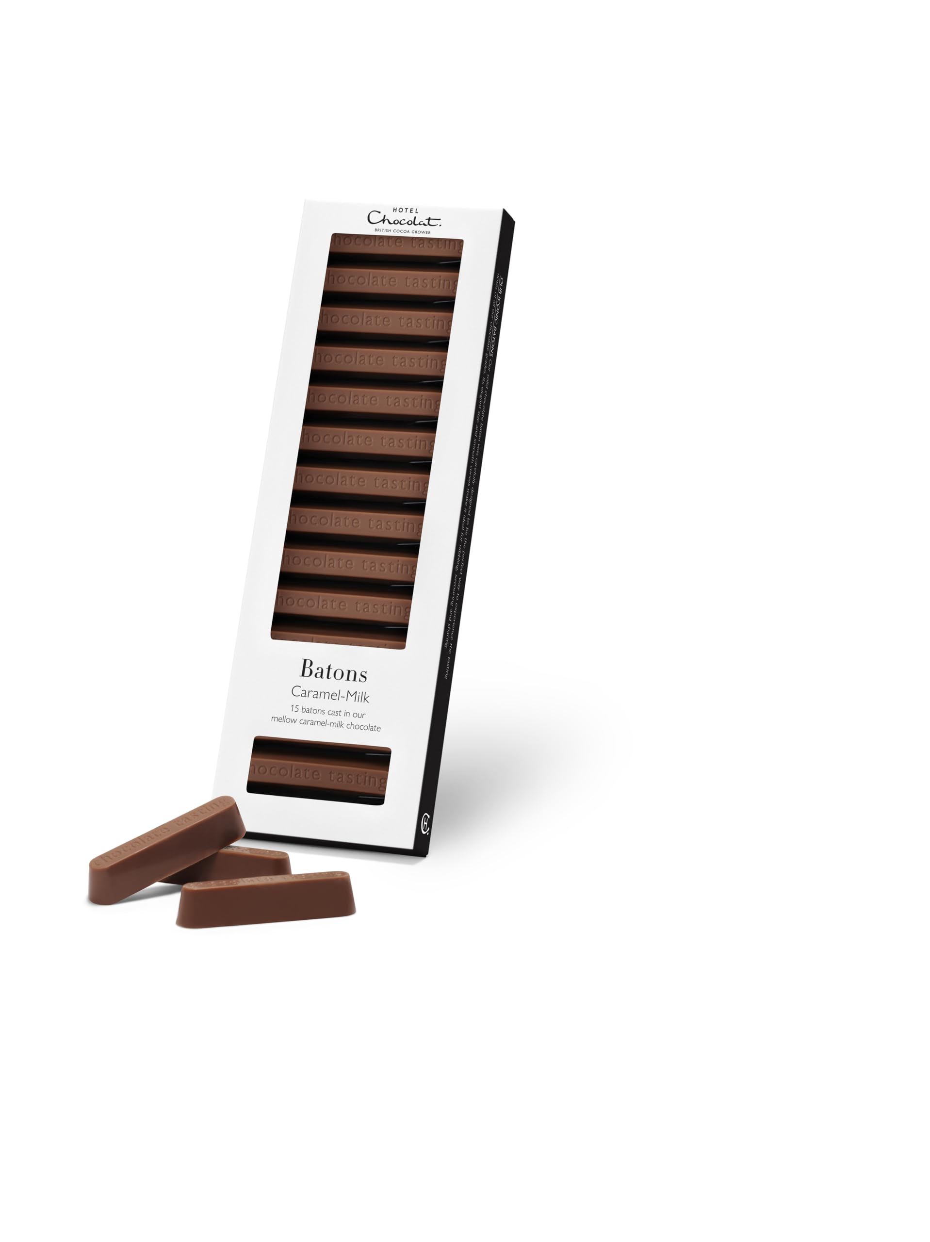 Hotel Chocolat Caramel Milk Chocolate Batons - 15 Sticks, 120g