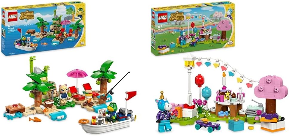 LEGO Animal Crossing Kapp'n's Island Boat Tour 77048 - Buildable Playset with Marshal & Kapp'n Minifigures