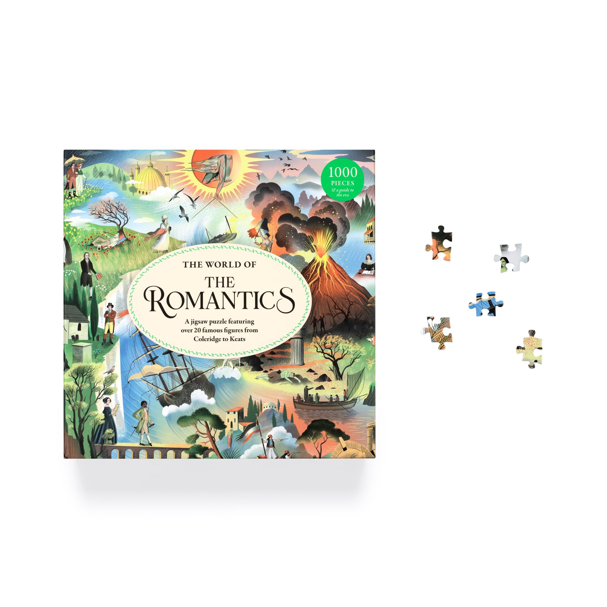 The World of the Romantics 1000 Piece Puzzle - Jigsaw Puzzle Featuring Romantic Era Characters