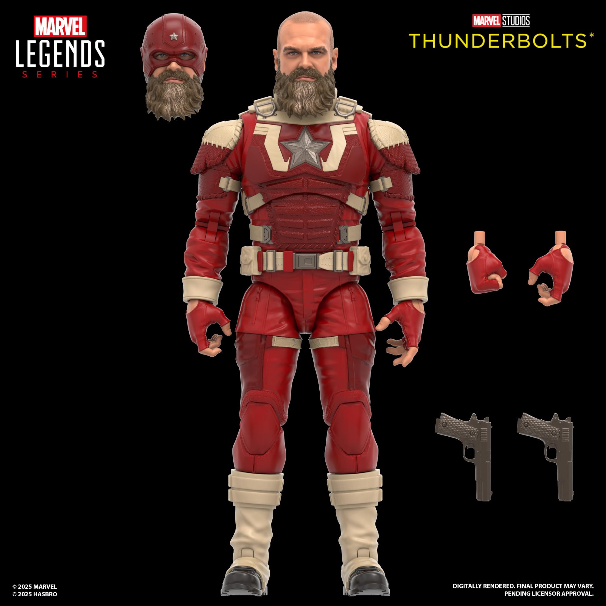 Marvel Legends Yelena Belova & Red Guardian 6-Inch Action Figures - Thunderbolts* Film-Inspired Set