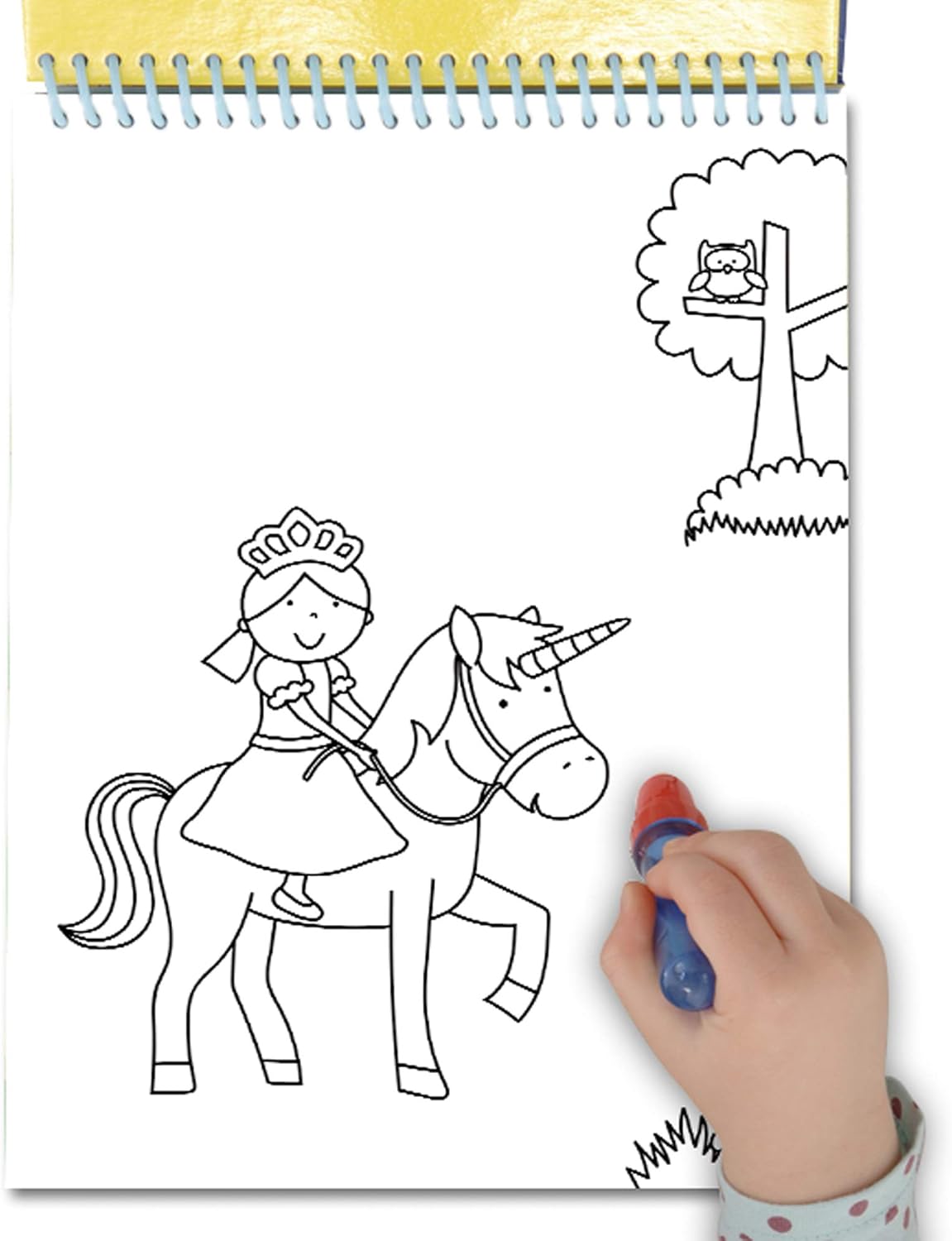 Galt Water Magic Unicorns - Reusable Mess-Free Colouring Book for Kids