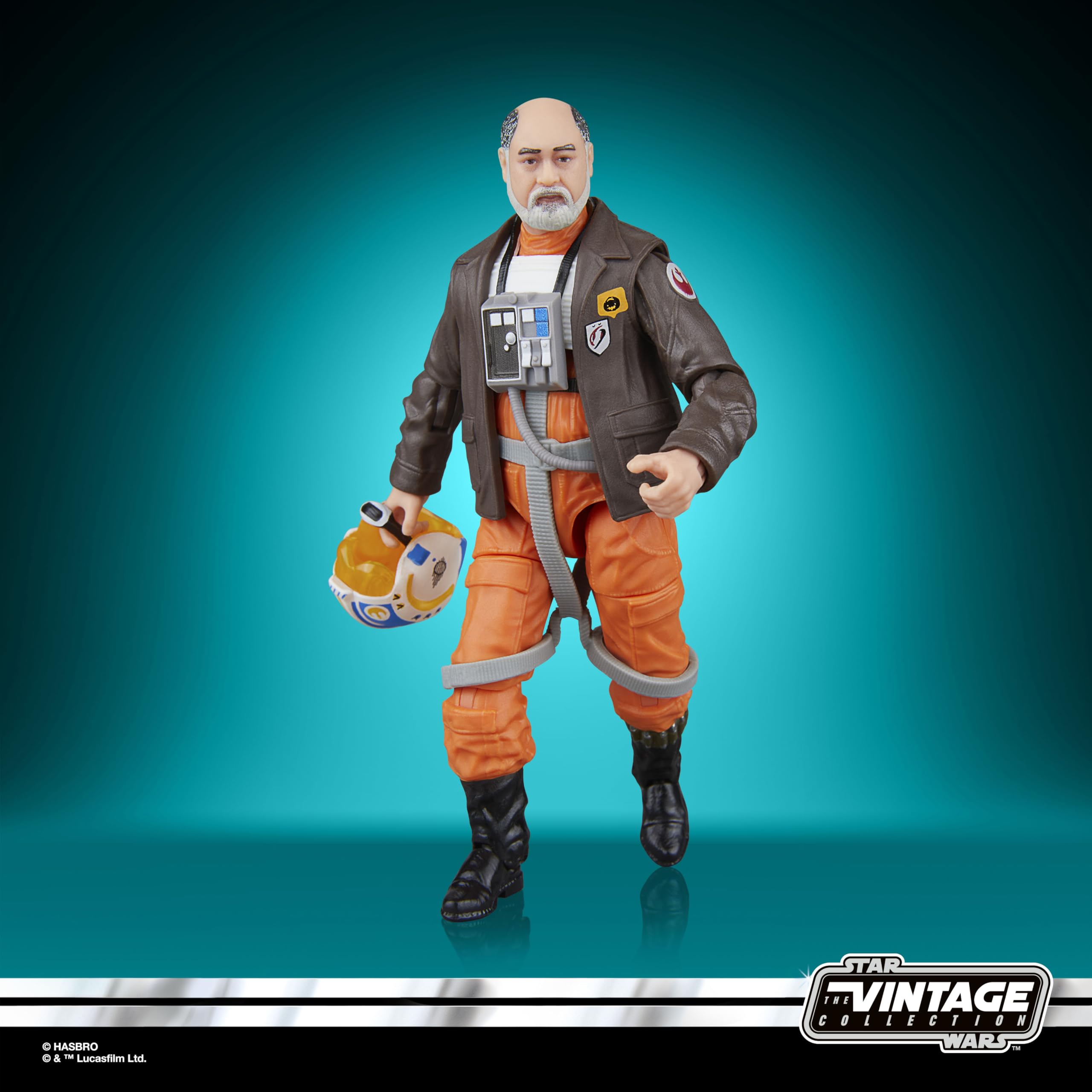 Star Wars The Vintage Collection Carson Teva Action Figure - 9.5 cm Collectible from The Mandalorian