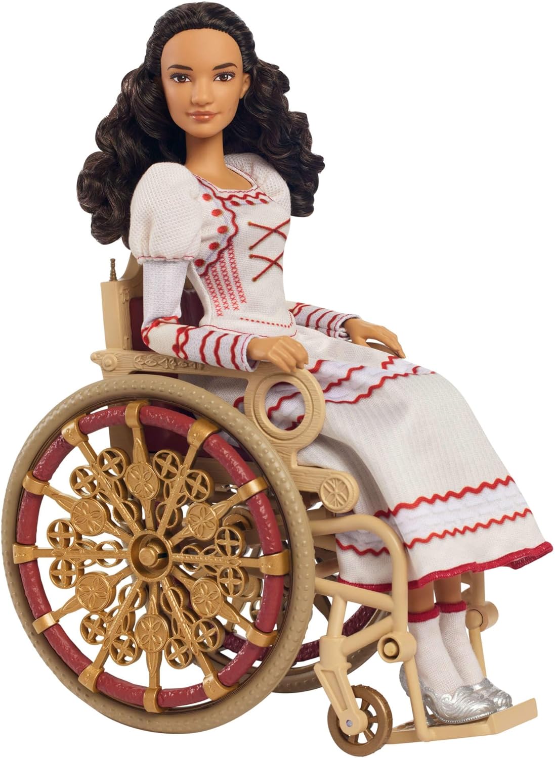 Mattel Wicked Nessarose Fashion Doll with Golden Wheelchair & Accessories - Inspired by Universal Pictures Film