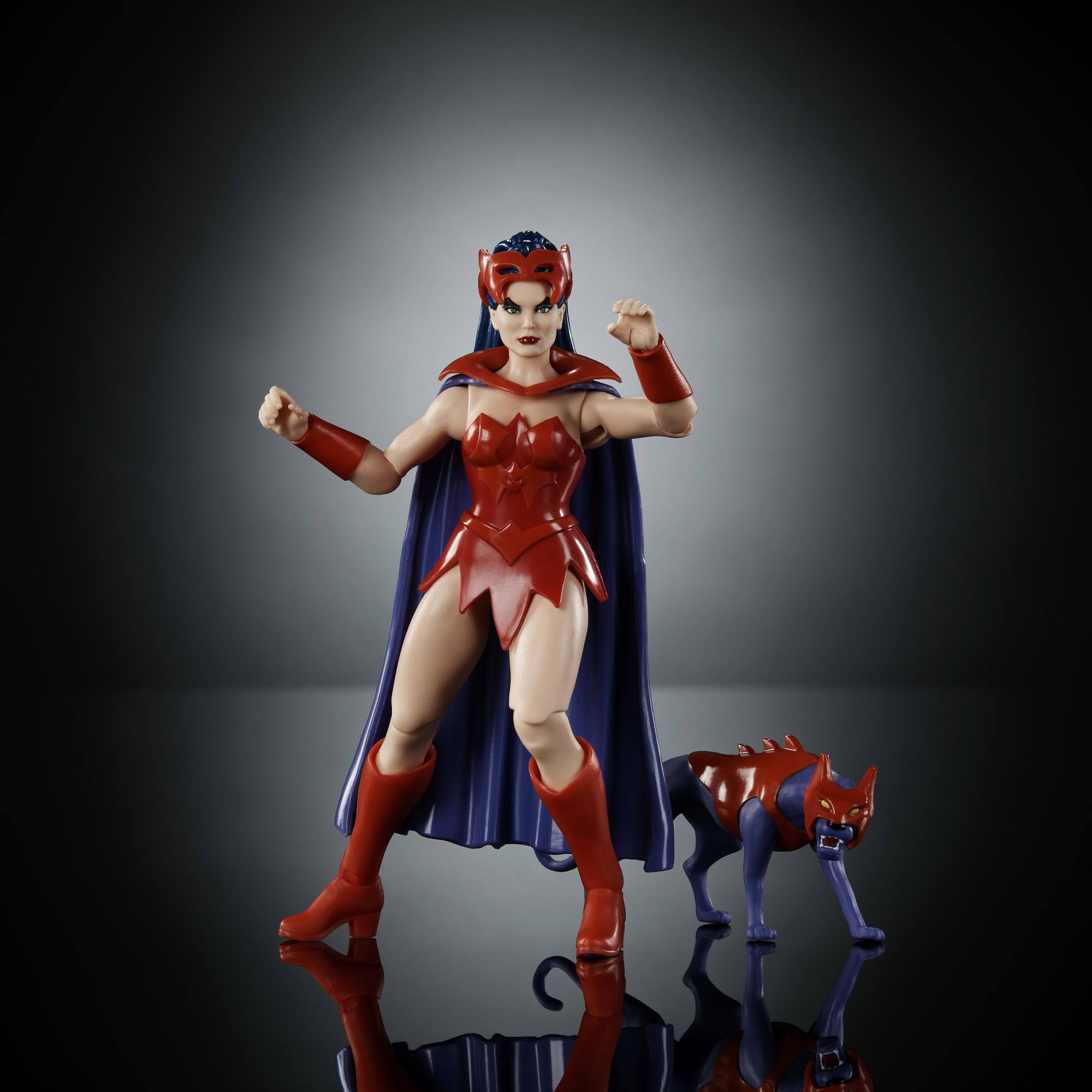 Masters of the Universe Origins Catra Action Figure - 5.5-Inch Scale, 16-Point Articulation