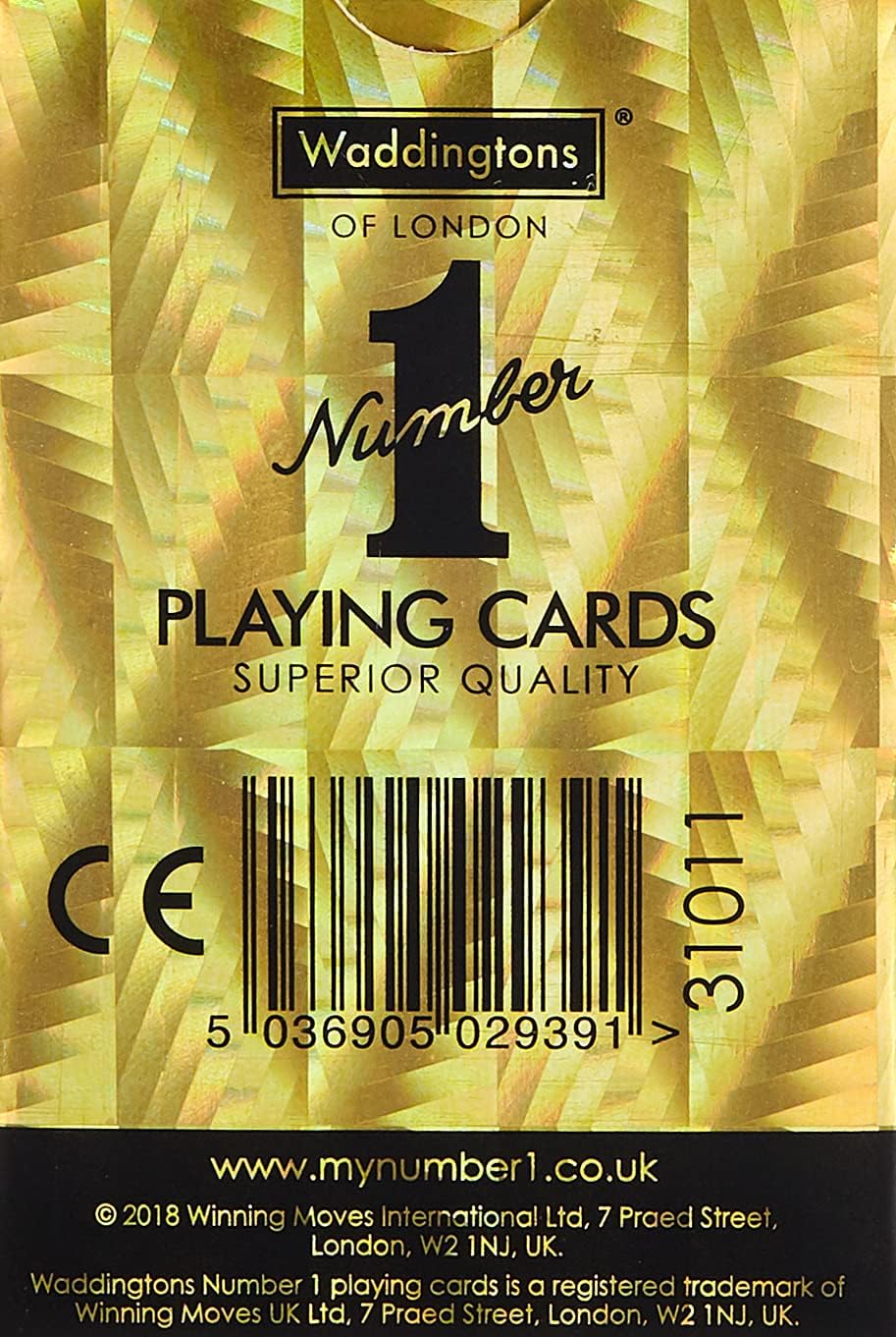 Waddingtons Number 1 Classic Gold Playing Cards