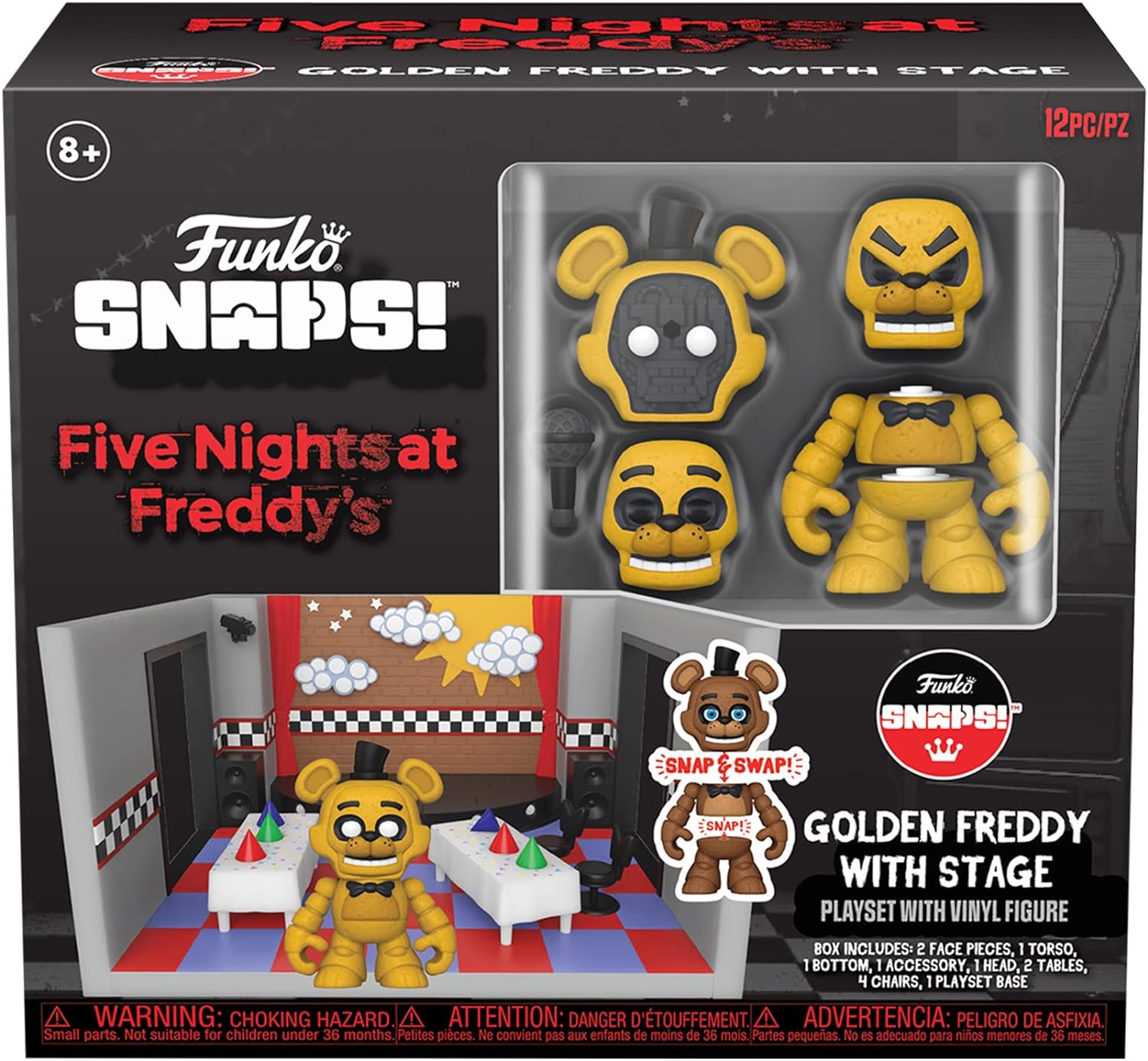 Funko Five Nights at Freddy's Snap: Playset - Stage with Freddy Fazbear