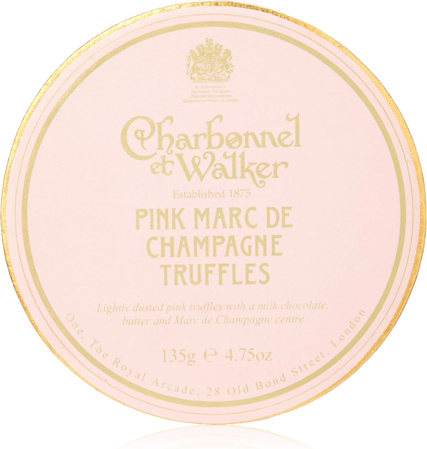 Charbonnel et Walker Pink Marc de Champagne Truffles, 135g
