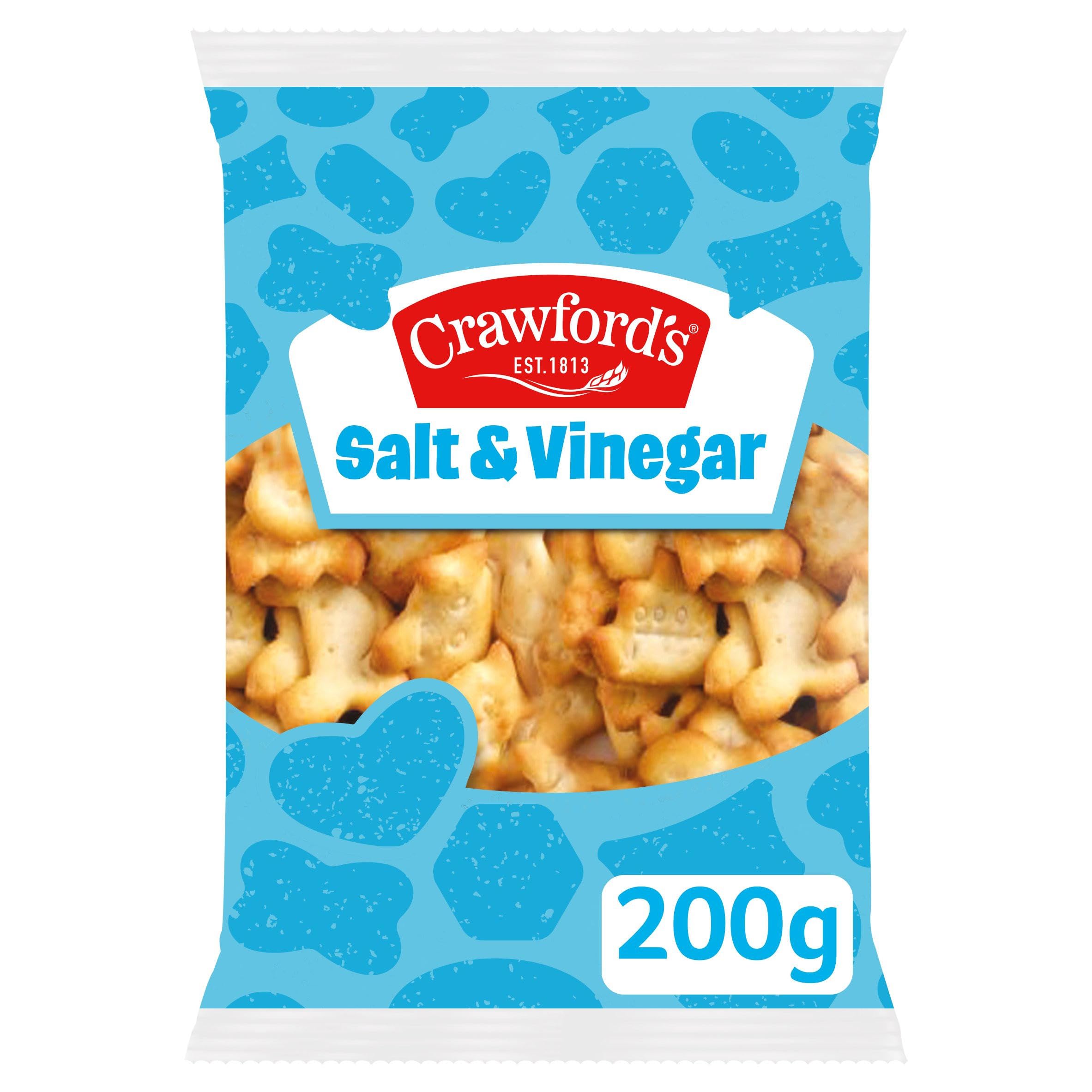 Crawford's Salt and Vinegar Baked Savouries 200g