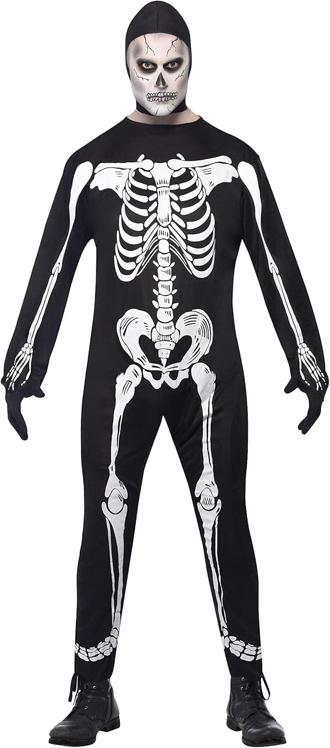 Smiffys Skeleton Costume - Adult Men's Size M