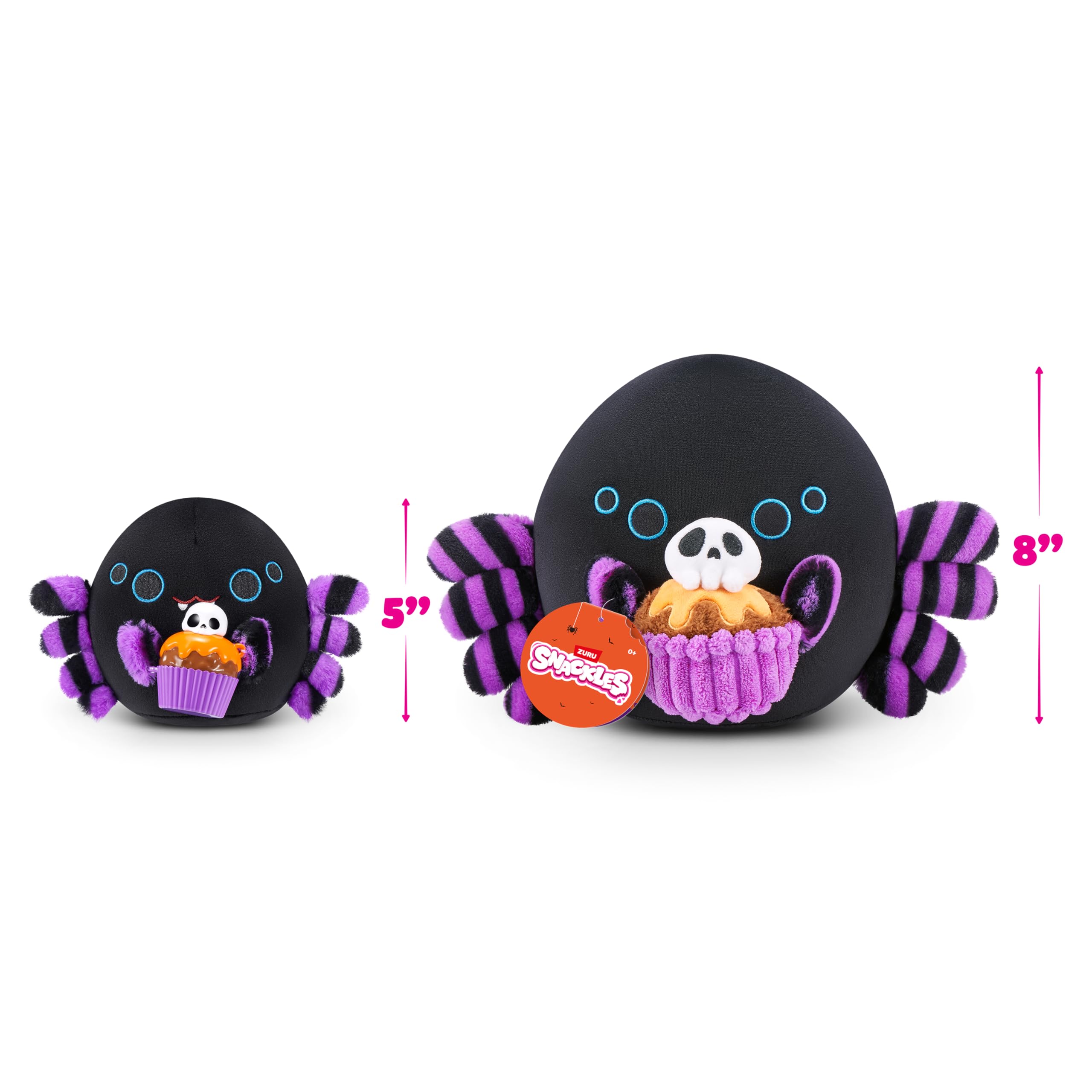 Snackles 5-inch Halloween Series 1 Plush by ZURU - Soft Cuddly Doll with Favorite Treat