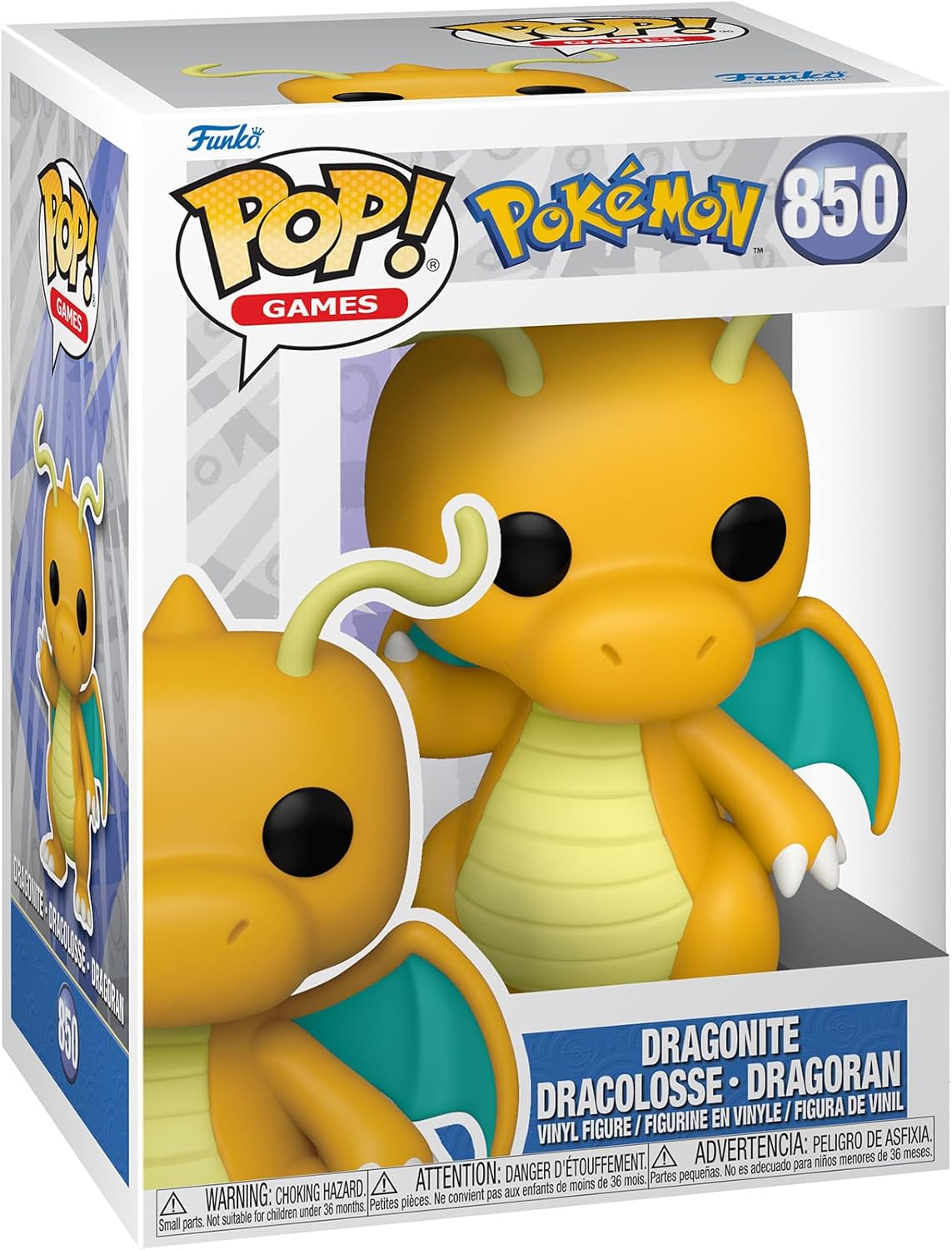 Funko Pop! Games: Pokemon - Dragonite Vinyl Figure (74220)