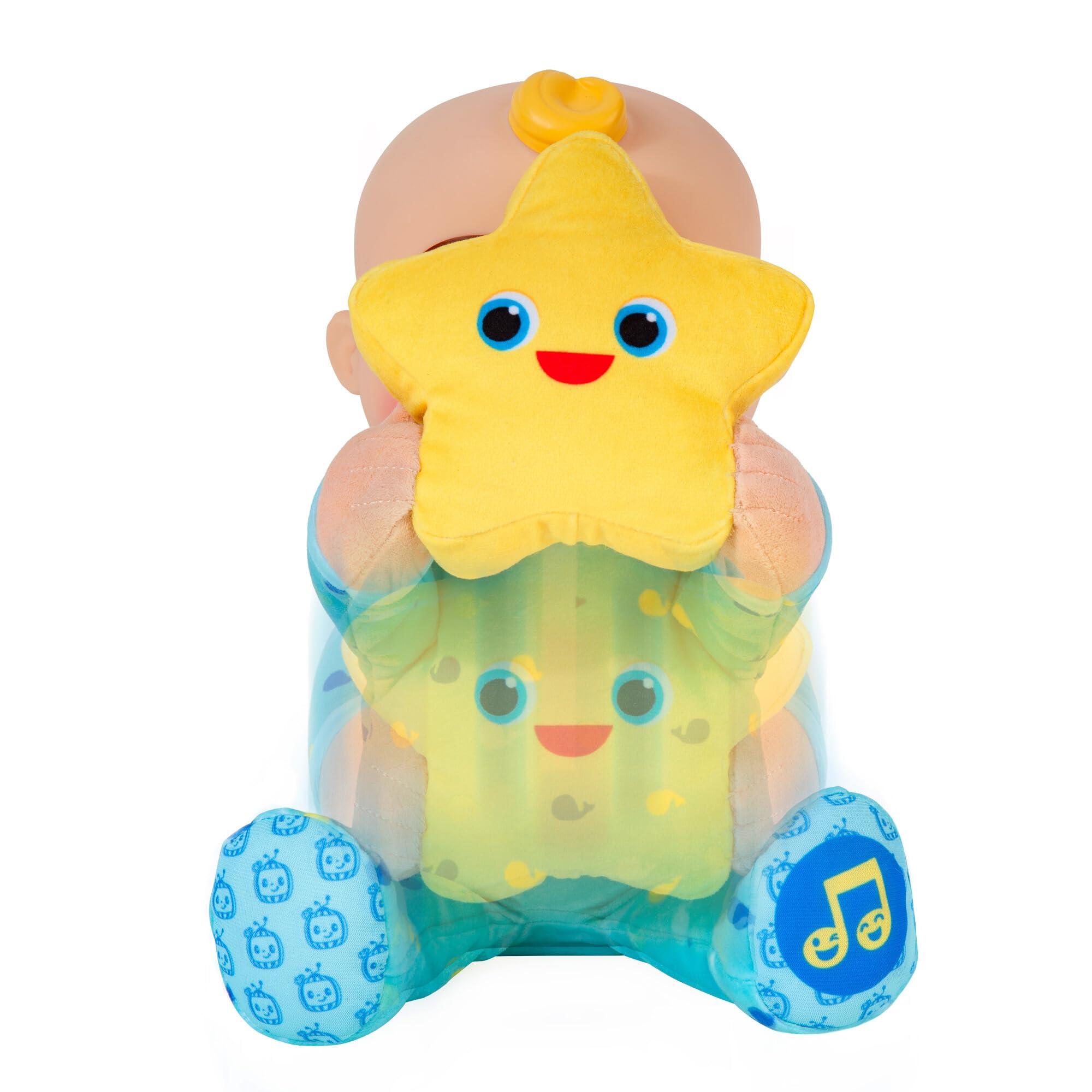 CoComelon Peek-A-Boo JJ 10” Plush with Sounds & Phrases - Interactive Musical Toy for Toddlers
