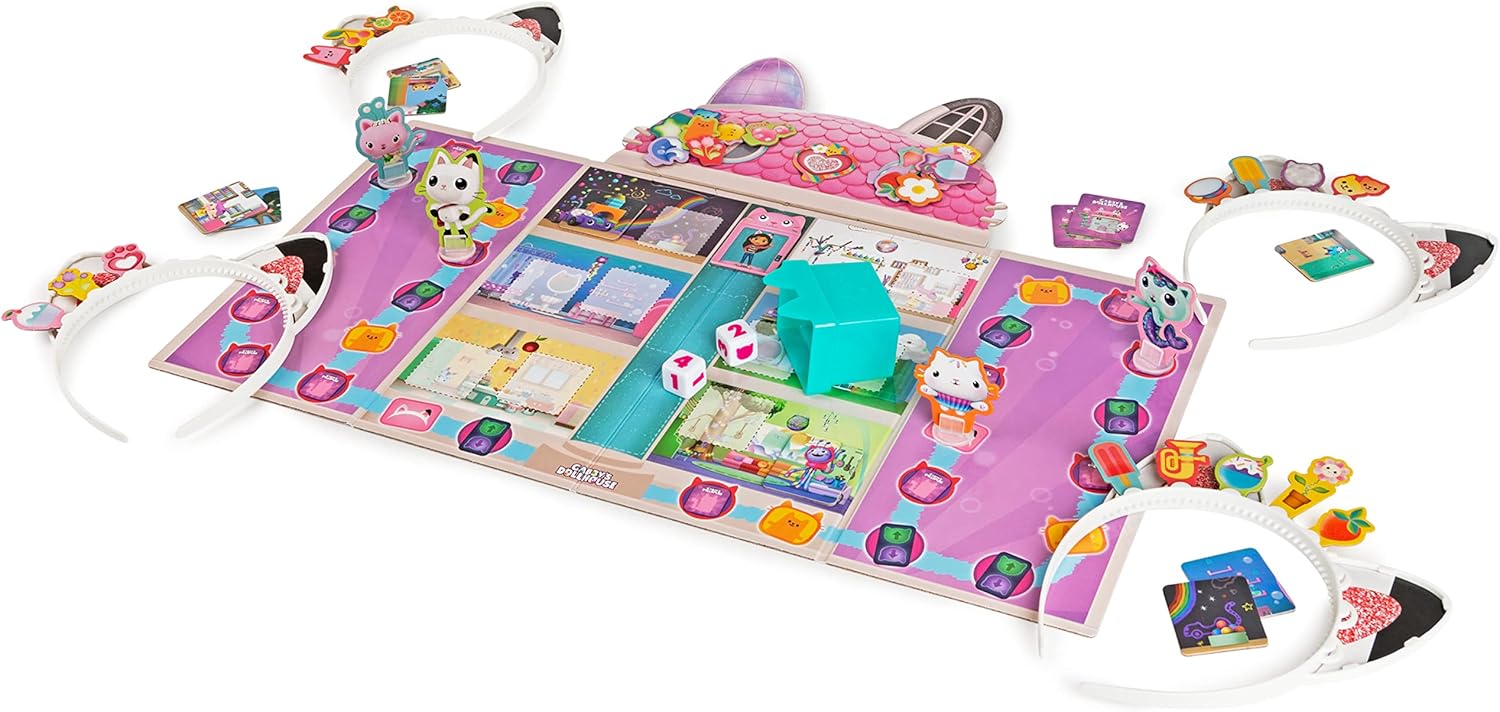 Spin Master Games Gabby’s Dollhouse Meow-mazing Board Game
